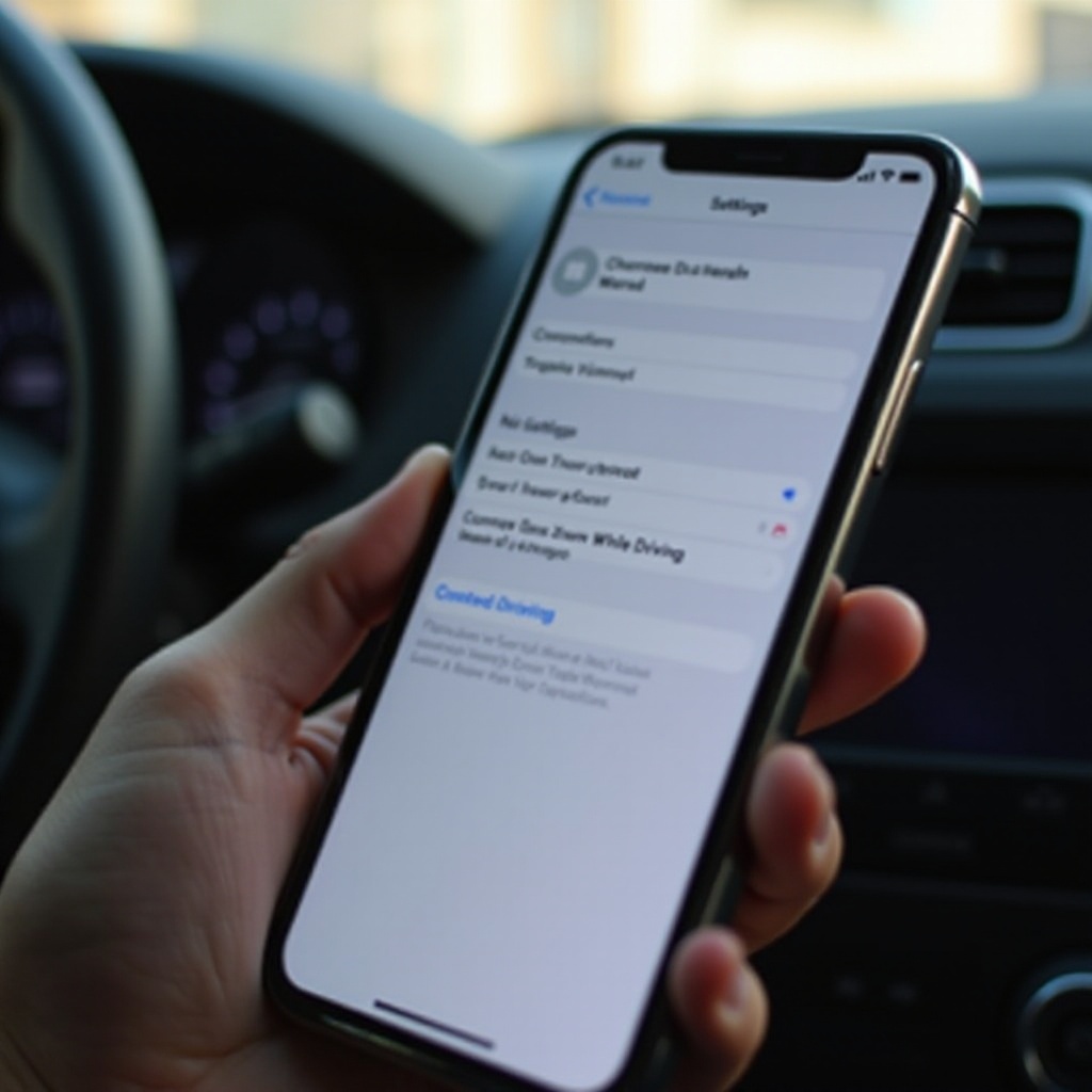 iphone turn off do not disturb while driving