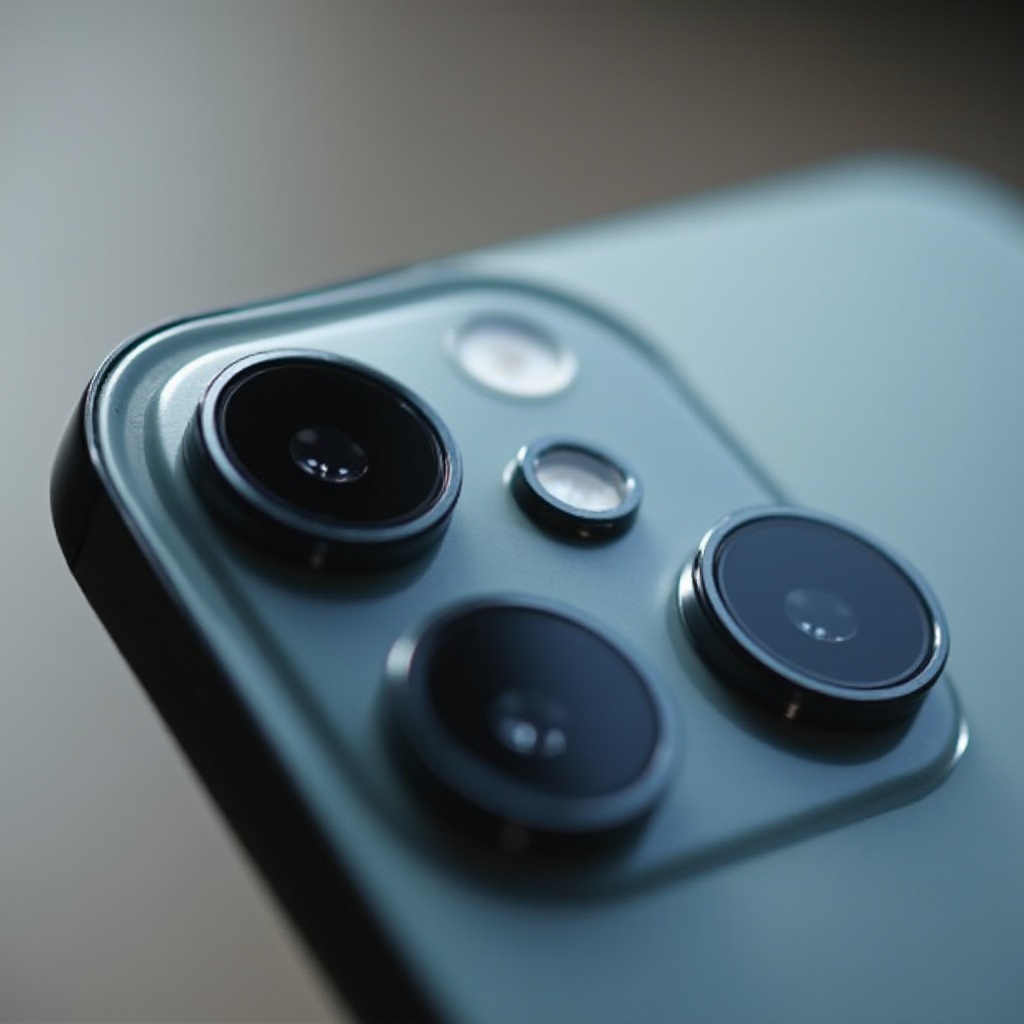 what is the black circle on my iphone camera